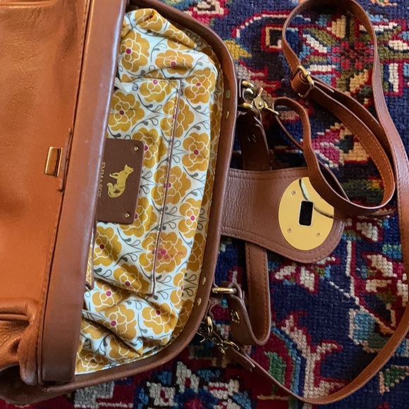 Emma Fox brown leather bag purse - Picture 6 of 11